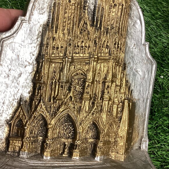 Rheims Notre Dame Cathedral Bookends Vintage - Picture 13 of 14